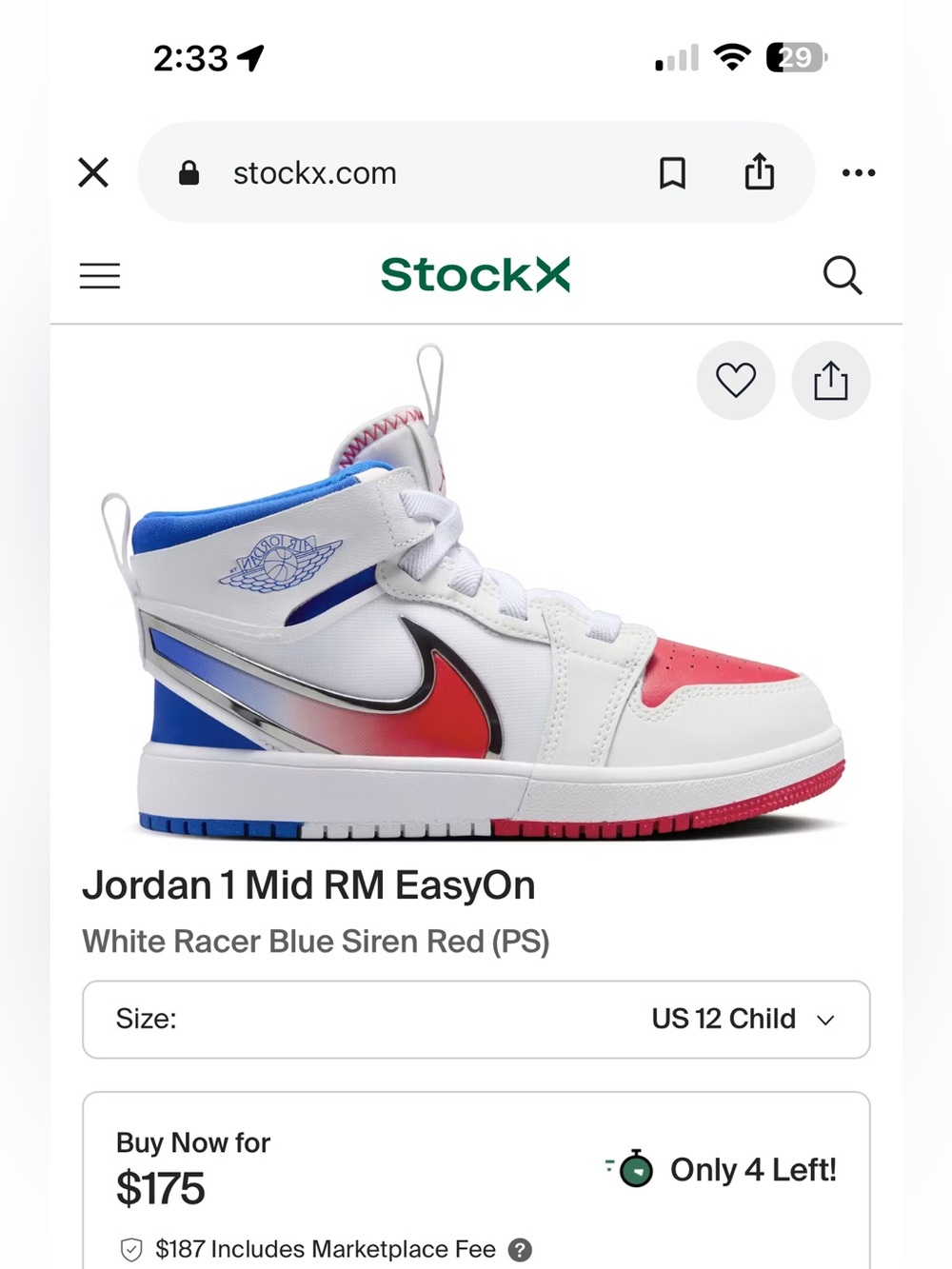 Jordan 1 Mid RM Easy On 2y
